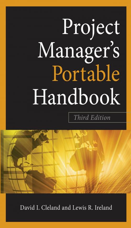 Cover of the book Project Managers Portable Handbook, Third Edition by David L. Cleland, Lewis R. Ireland, McGraw-Hill Education