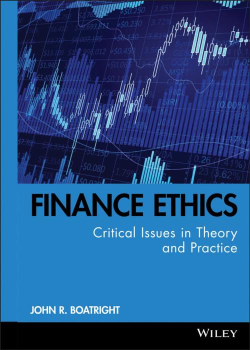 Cover of the book Finance Ethics by John R. Boatright, Wiley