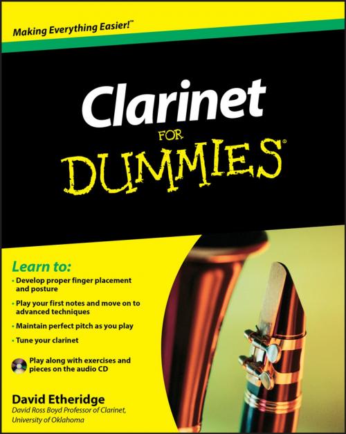 Cover of the book Clarinet For Dummies by David Etheridge, Wiley