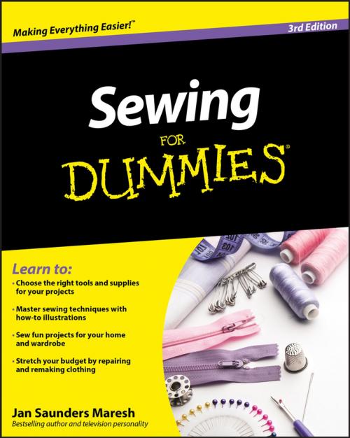 Cover of the book Sewing For Dummies by Jan Saunders Maresh, Wiley