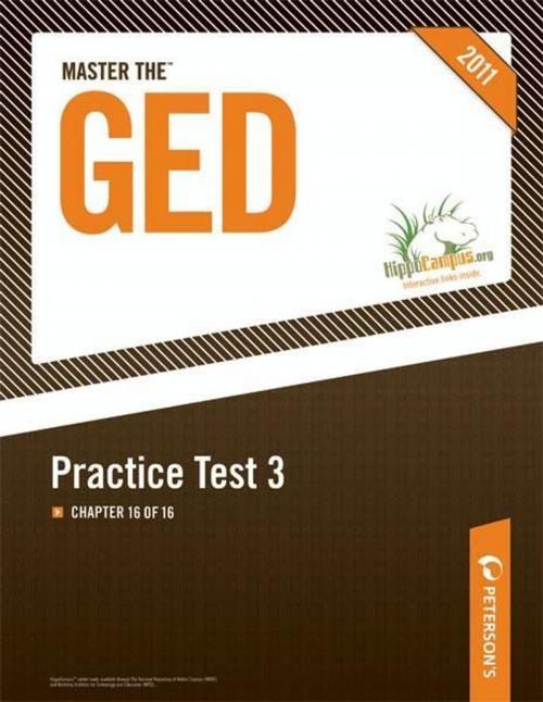 Cover of the book Master the GED: Practice Test 3: Chapter 16 of 16 by Peterson's, Peterson's