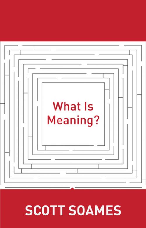 Cover of the book What Is Meaning? by Scott Soames, Princeton University Press