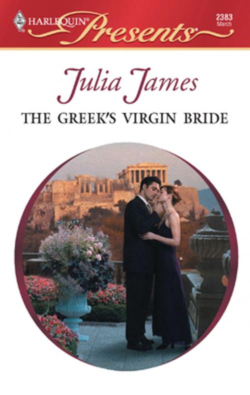 Cover of the book The Greek's Virgin Bride by Julia James, Harlequin