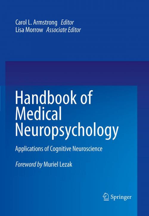 Cover of the book Handbook of Medical Neuropsychology by , Springer New York