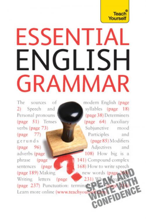 Cover of the book Essential English Grammar: Teach Yourself by Brigitte Edelston, Ron Simpson, John Murray Press