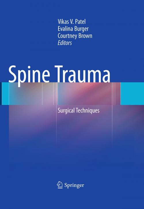 Cover of the book Spine Trauma by , Springer Berlin Heidelberg