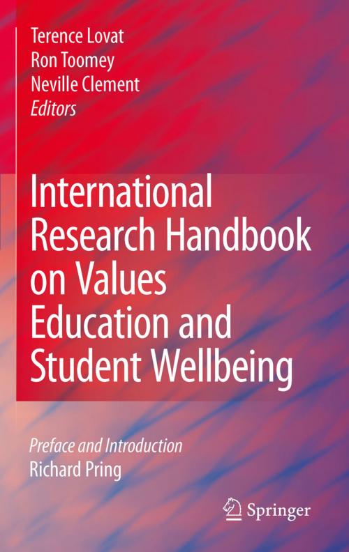 Cover of the book International Research Handbook on Values Education and Student Wellbeing by , Springer Netherlands