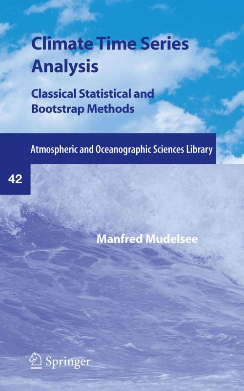 Cover of the book Climate Time Series Analysis by Manfred Mudelsee, Springer Netherlands
