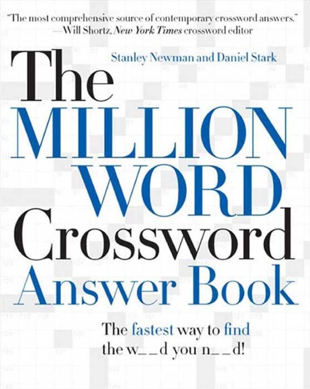 Big bigCover of The Million Word Crossword Answer Book