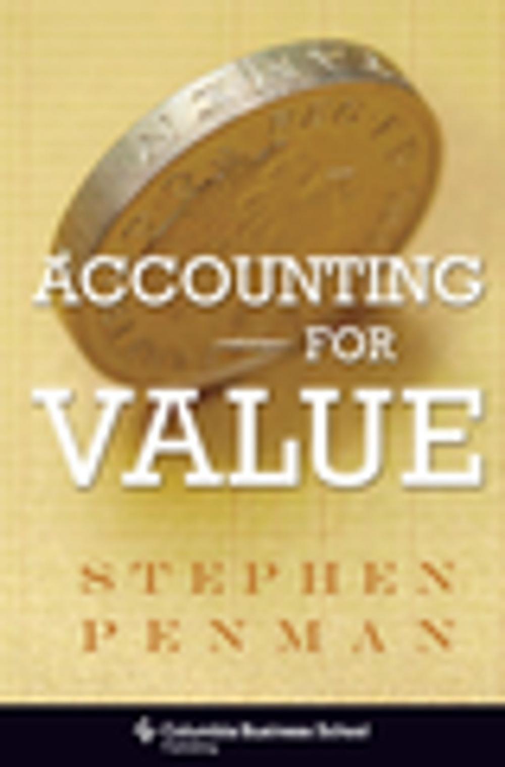 Big bigCover of Accounting for Value