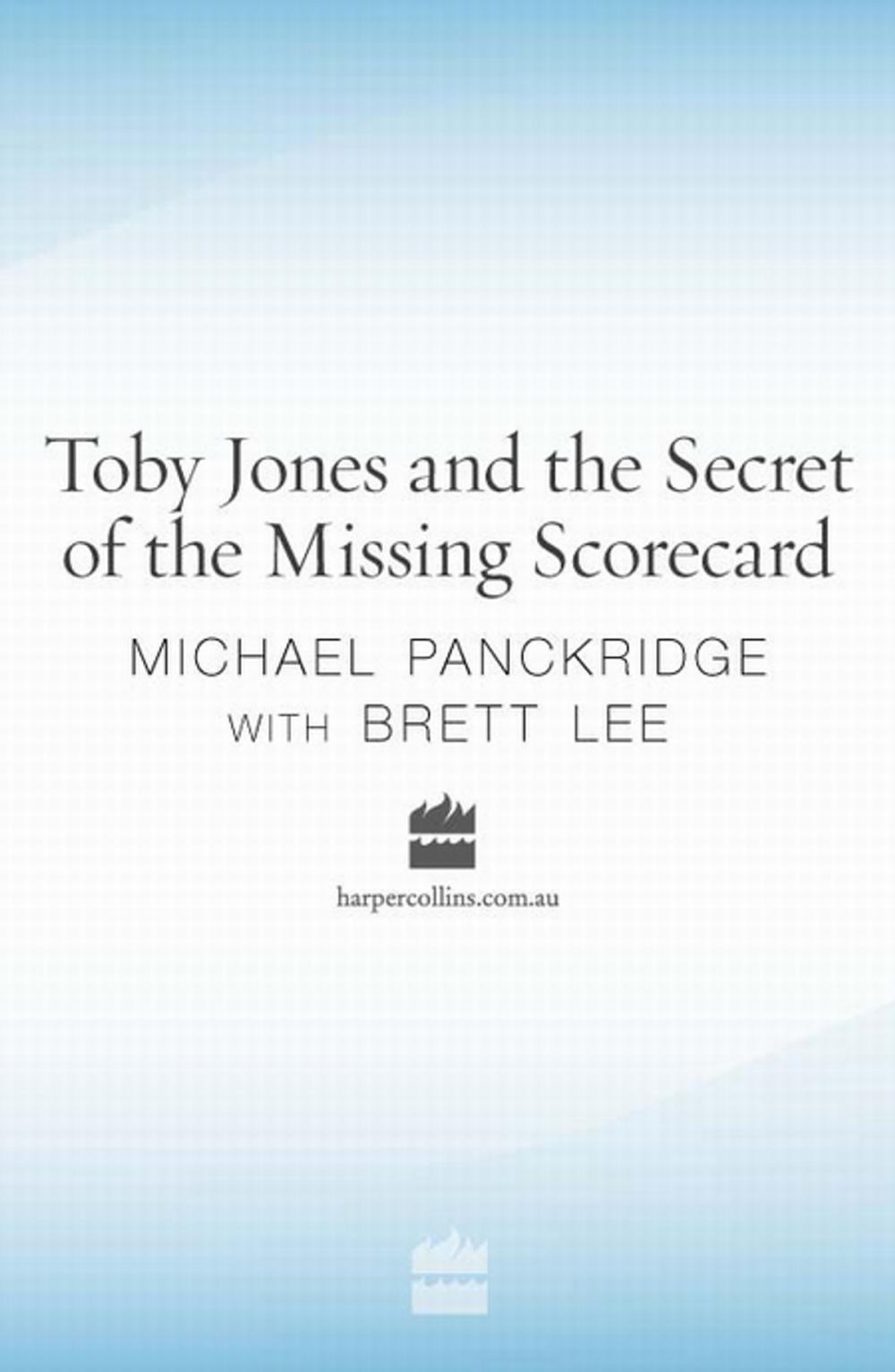 Big bigCover of Toby Jones & The Secret Of The Missing Scorecard