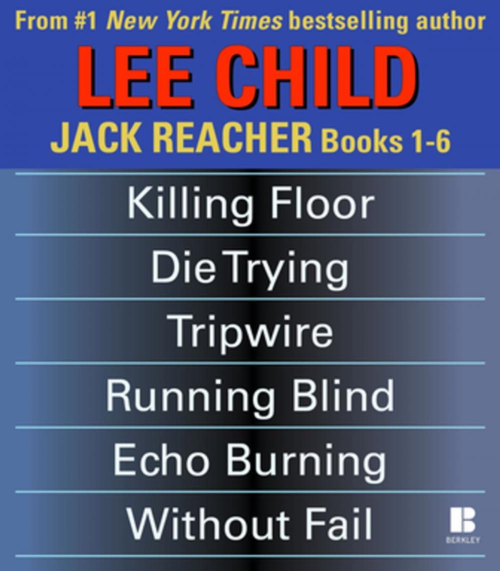 Big bigCover of Lee Child's Jack Reacher Books 1-6