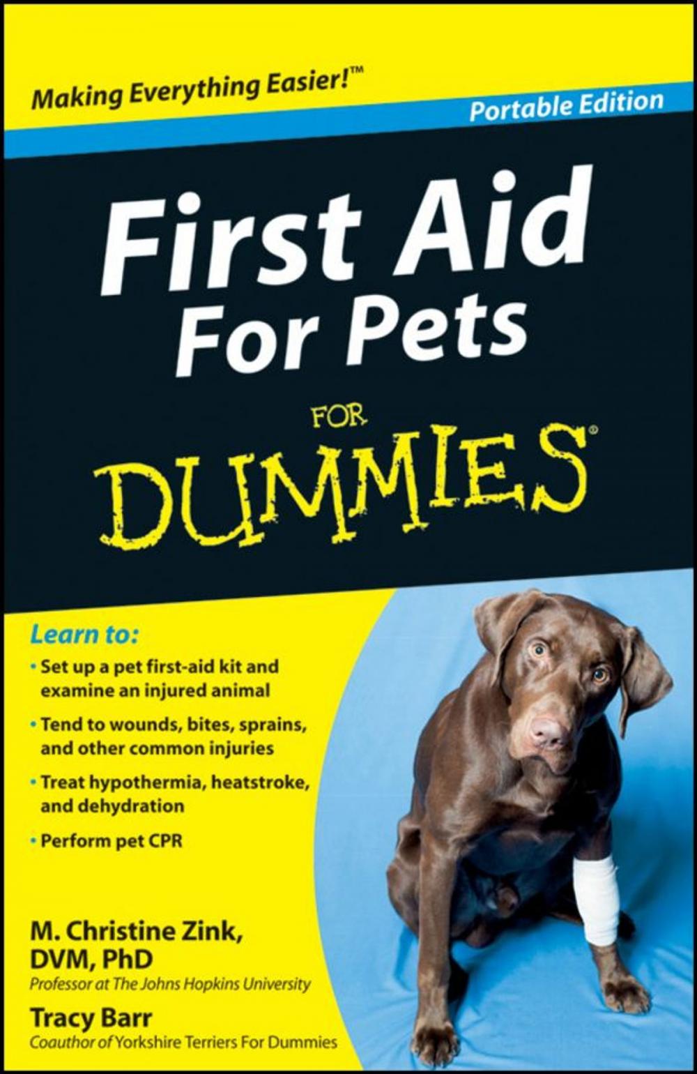 Big bigCover of First Aid For Pets For Dummies®, Portable Edition