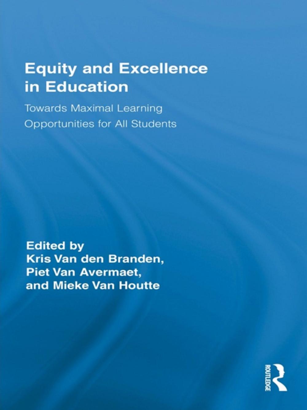 Big bigCover of Equity and Excellence in Education