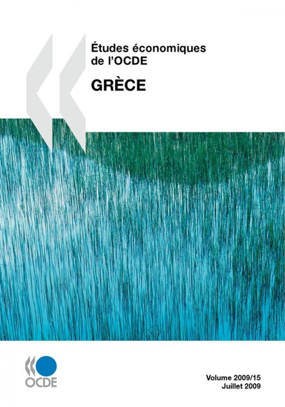 Big bigCover of Études économiques de l'OCDE : Grèce 2009