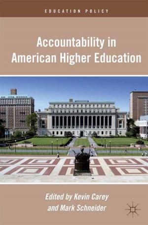 Cover of the book Accountability in American Higher Education by Joseph Webster