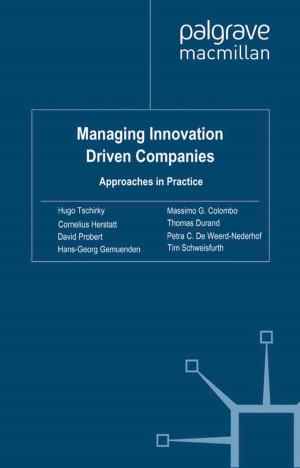 Cover of the book Managing Innovation Driven Companies by Filipe Ribeiro de Meneses, Robert McNamara