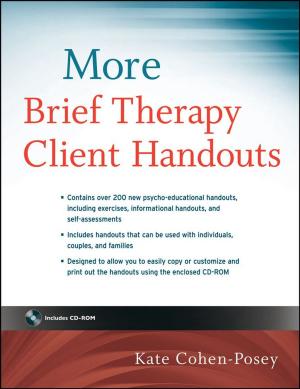 Cover of the book More Brief Therapy Client Handouts by Stephen J. Fonash, Marcel Van de Voorde