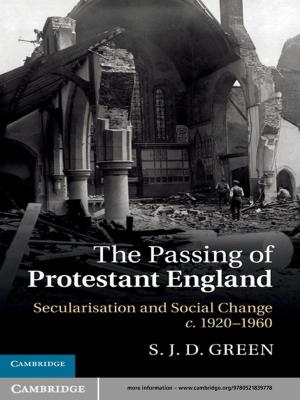 Book cover of The Passing of Protestant England