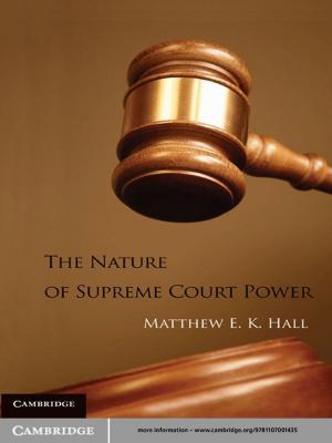 Book cover of The Nature of Supreme Court Power