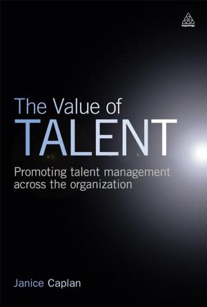 Cover of the book The Value of Talent by Rebecca Burn-Callander