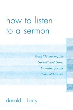 Cover of the book How to Listen to a Sermon by Tamar Horowitz, Shmuel Shamai, Zinaida Ilatov