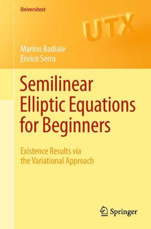 Cover of the book Semilinear Elliptic Equations for Beginners by Milan Janić