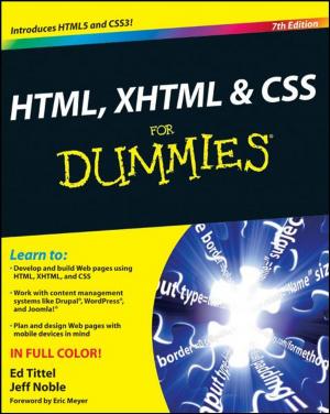 Cover of HTML, XHTML and CSS For Dummies