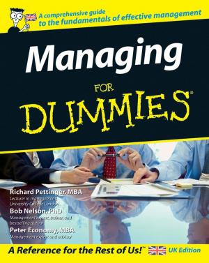 Cover of the book Managing For Dummies by Manabu Fukushima, Andrew Gyekenyesi