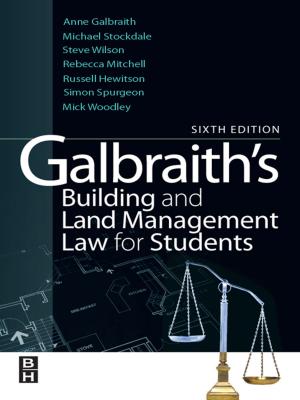 Cover of the book Galbraith's Building and Land Management Law for Students by Ravishankar Chityala, Sridevi Pudipeddi