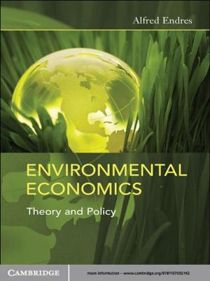 Cover of the book Environmental Economics by Professor Dr Mark Dawson