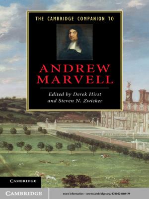 Cover of the book The Cambridge Companion to Andrew Marvell by 