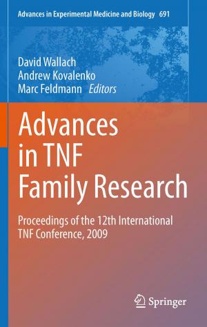 Cover of the book Advances in TNF Family Research by Massimiliano Bonamente