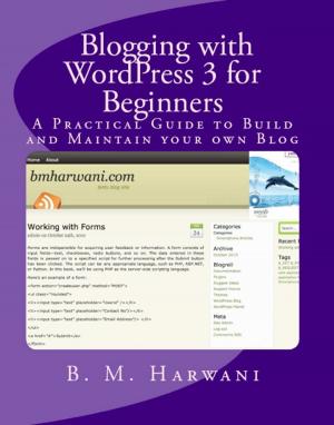 Book cover of Blogging with WordPress 3 for Beginners