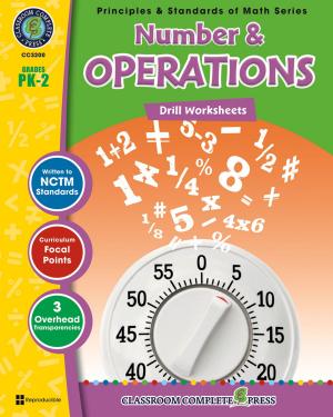 Cover of the book Number & Operations - Drill Sheets Gr. PK-2 by Marie-Helen Goyetche