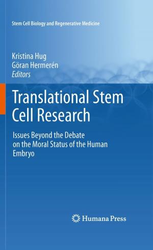 Cover of the book Translational Stem Cell Research by Jean Hegland