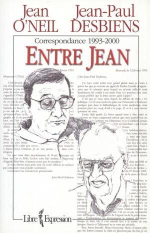 Book cover of Correspondance entre Jean-Paul Desbiens et Jean O'Neil