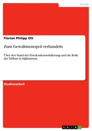 Cover of the book Zum Gewaltmonopol verhandeln by Rudolf Otten