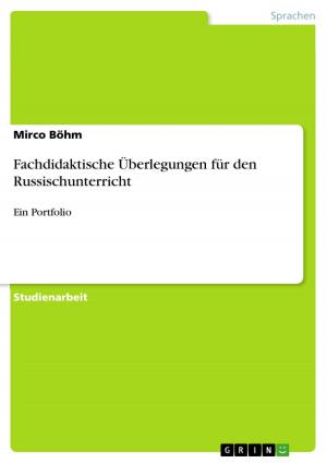 Cover of the book Fachdidaktische Überlegungen für den Russischunterricht by Verena Leyrer