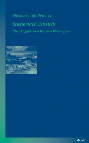 Cover of the book Suche nach Einsicht by Reinhard Brandt