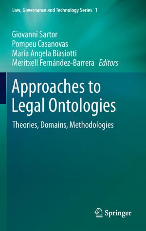 Cover of the book Approaches to Legal Ontologies by Marie-Luise Schubert Kalsi