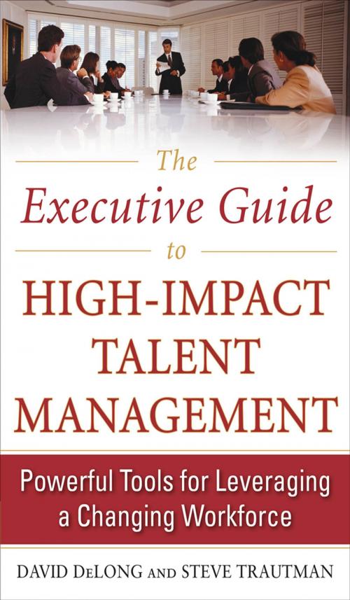 Cover of the book The Executive Guide to High-Impact Talent Management: Powerful Tools for Leveraging a Changing Workforce by David DeLong, Steve Trautman, McGraw-Hill Education