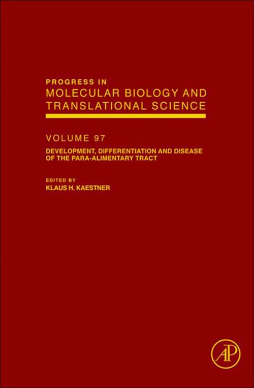 Cover of the book Development, Differentiation and Disease of the Para-Alimentary Tract by Klaus Kaestner, Elsevier Science