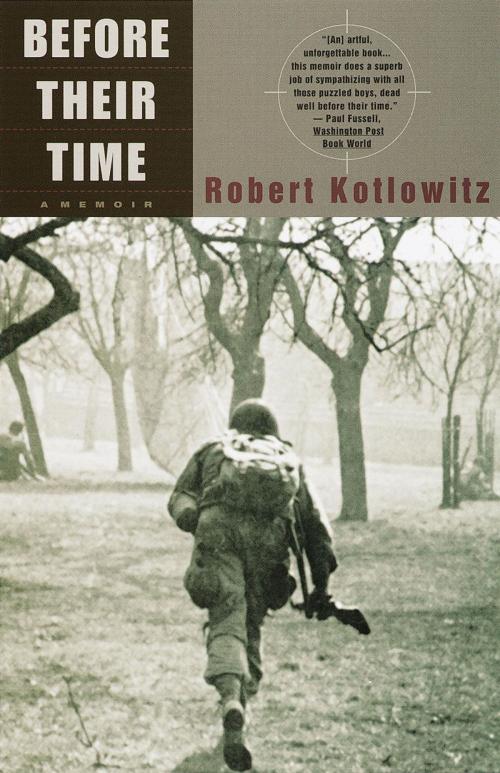 Cover of the book Before Their Time by Robert Kotlowitz, Knopf Doubleday Publishing Group