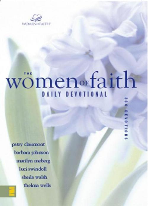 Cover of the book The Women of Faith Daily Devotional by Patsy Clairmont, Barbara Johnson, Marilyn Meberg, Luci Swindoll, Sheila Walsh, Thelma Wells, Release Date: December 21, 2010