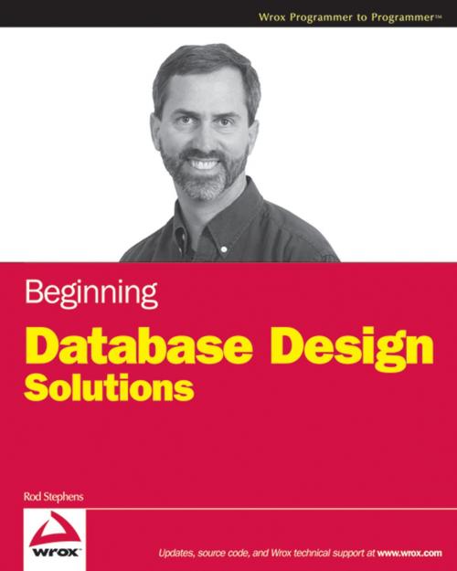 Cover of the book Beginning Database Design Solutions by Rod Stephens, Wiley