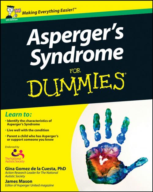 Cover of the book Asperger's Syndrome For Dummies by Georgina Gomez de la Cuesta, James Mason, Wiley