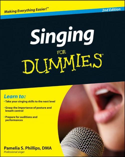 Cover of the book Singing For Dummies by Pamelia S. Phillips, Wiley
