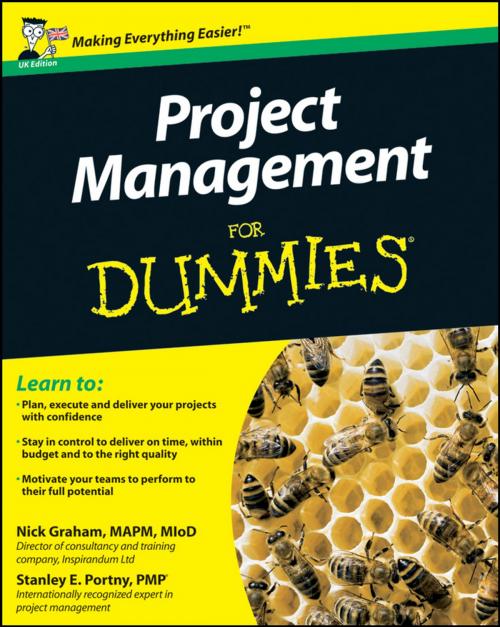 Cover of the book Project Management For Dummies by Nick Graham, Stanley E. Portny, Wiley