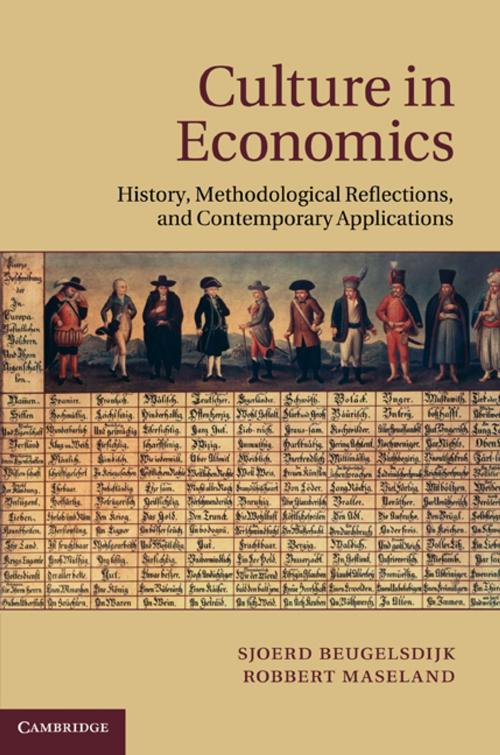 Cover of the book Culture in Economics by Sjoerd  Beugelsdijk, Robbert  Maseland, Cambridge University Press